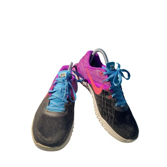Nike 849407 Metcon 3 Women's Size 6 Black Pink Mesh sneakers Training Shoes - Picture 1 of 8